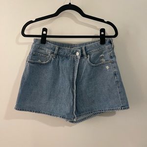 AE Denim Mom Skort